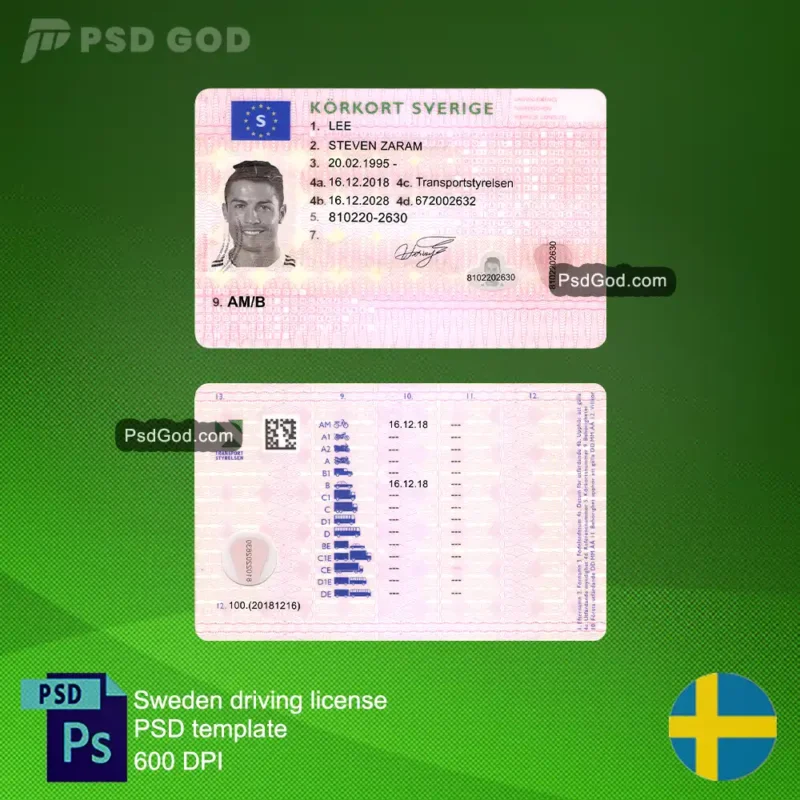 Schweden gefälschter Führerschein psd Vorlage-Sverige falskt körkort psd mall0Kaufen Sie einen gefälschten schwedischen Reisepass-designen Sie einen gefälschten schwedischen Reisepass